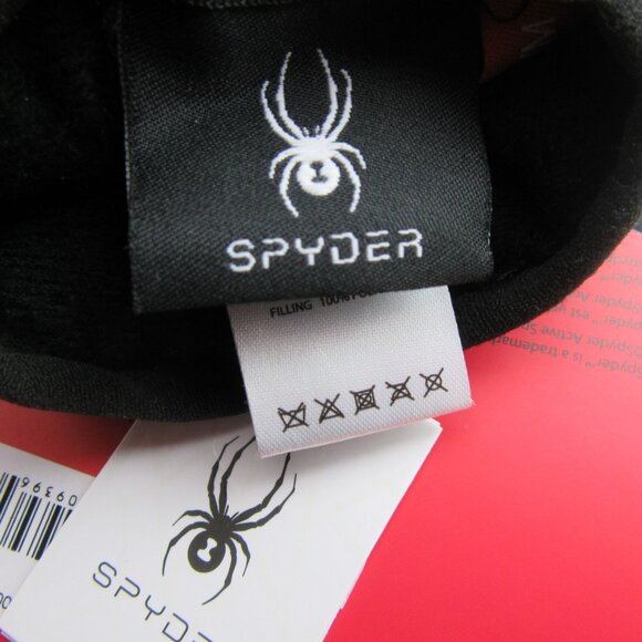 Spyder Insulated Ski Winter Snow Black Gloves Women's Size Small / Medium NEW - Picture 12 of 15